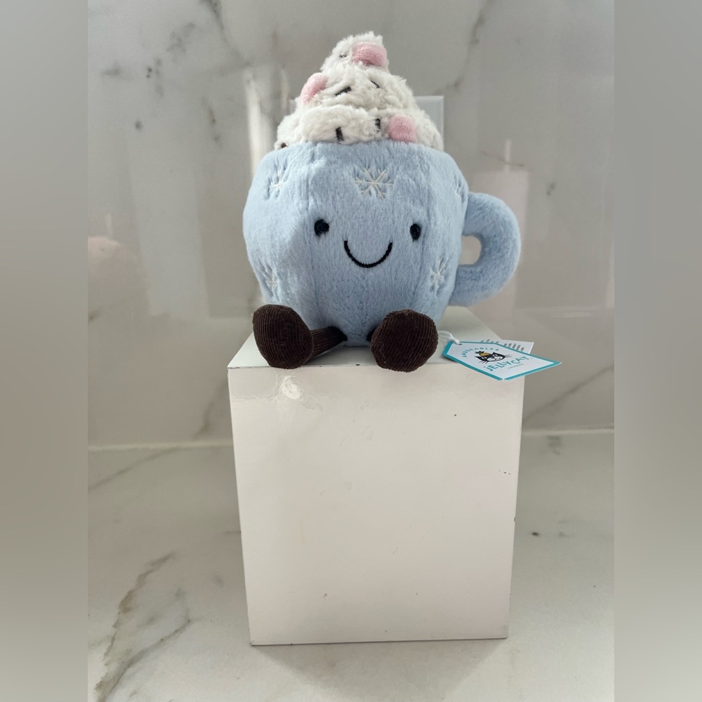 Jellycat BNWT Amuseables Hot Cocoa With Marshmallows